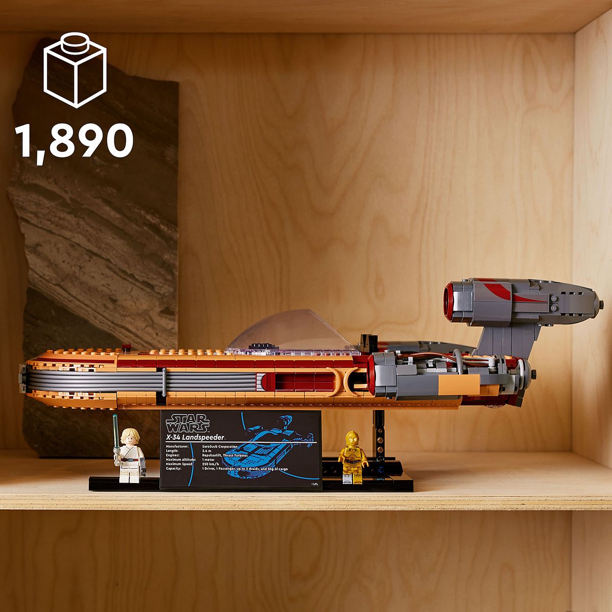 ANH Luke Skywalker's Landspeeder Lego Set 2