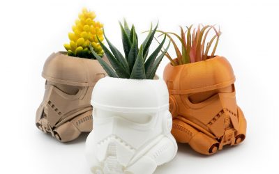 New Star Wars Imperial Stormtrooper Helmet Mini Planters Set available!