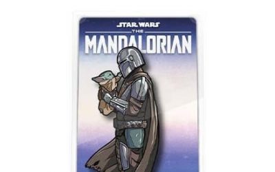 New The Mandalorian Mando (Din Djarin) With The Child (Gorgu) Collectible FiGPiN Enamel Pin available!