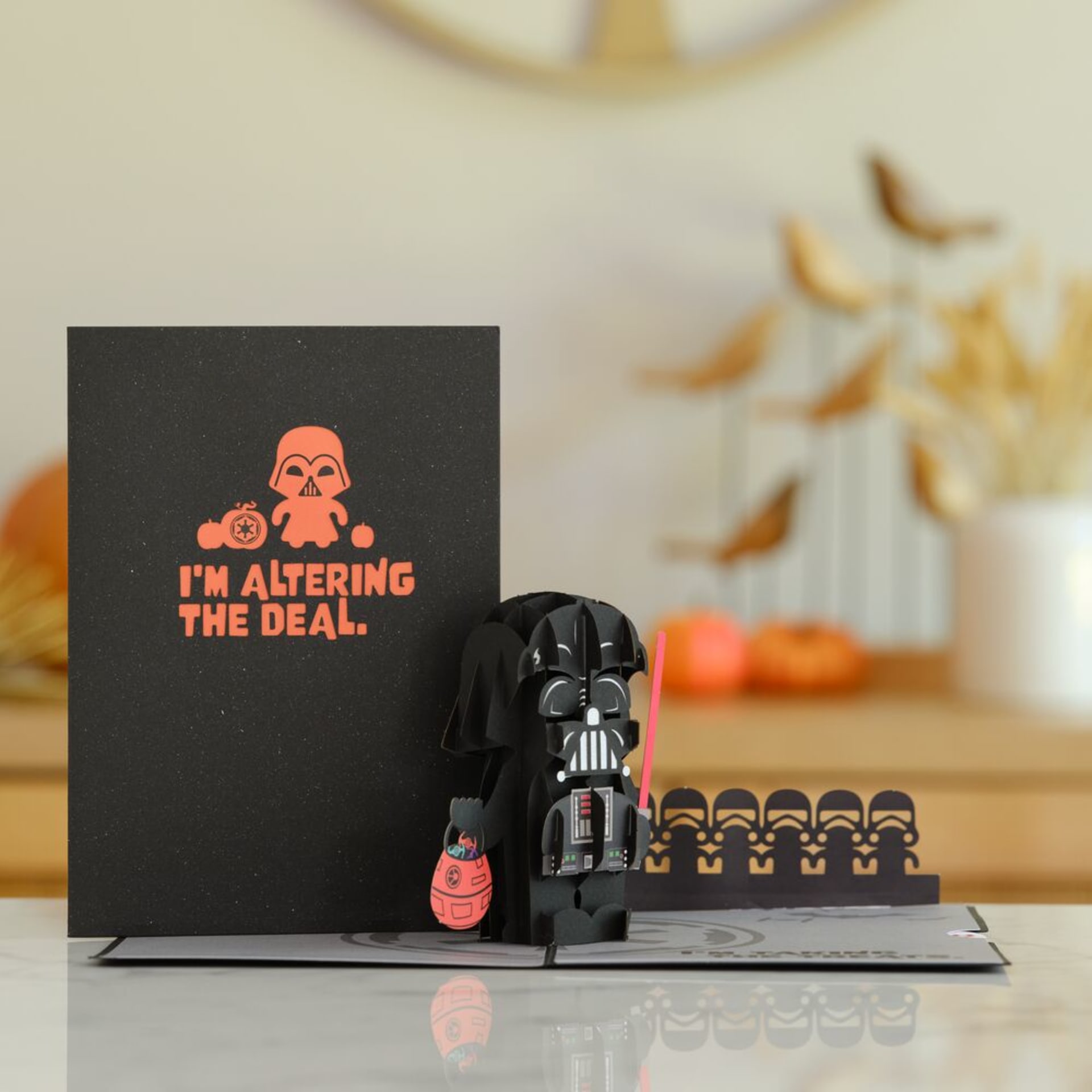 SW Darth Vader Halloween Pop-Up Card 2