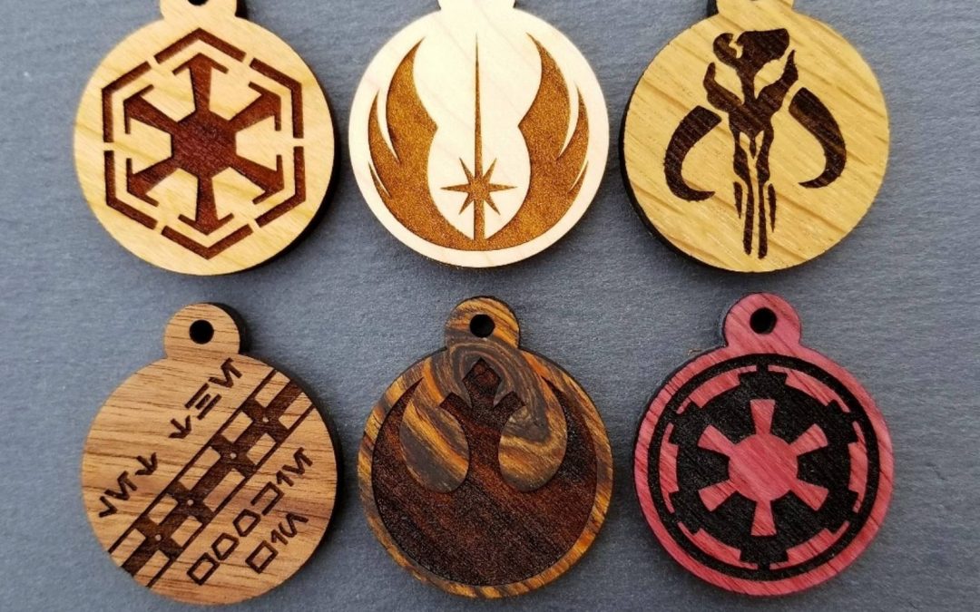 New Star Wars Wooden Type Pet Tags Set available now!