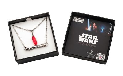 New Obi-Wan Kenobi 3D Darth Vader's Lightsaber Handle & Simulated Red Crystal Pendant Necklace Set available!