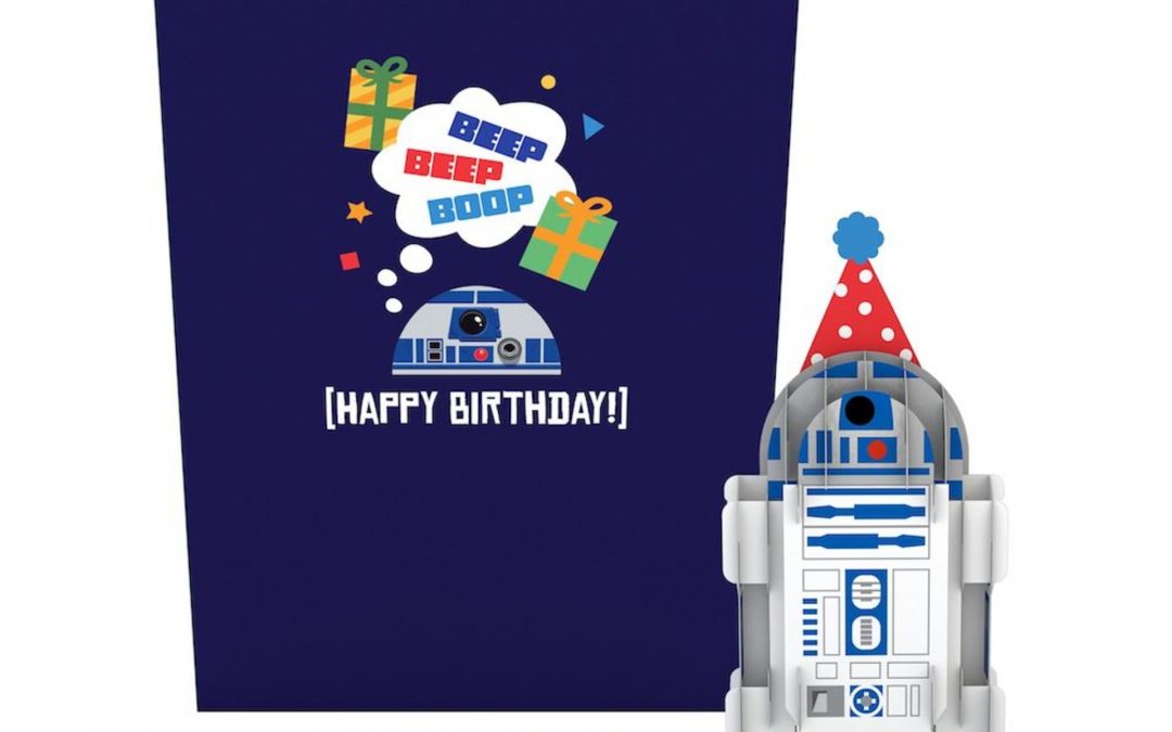 New Star Wars R2-D2 Birthday Card with Pop-Up Gift available now!