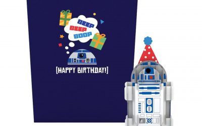 New Star Wars R2-D2 Birthday Card with Pop-Up Gift available now!