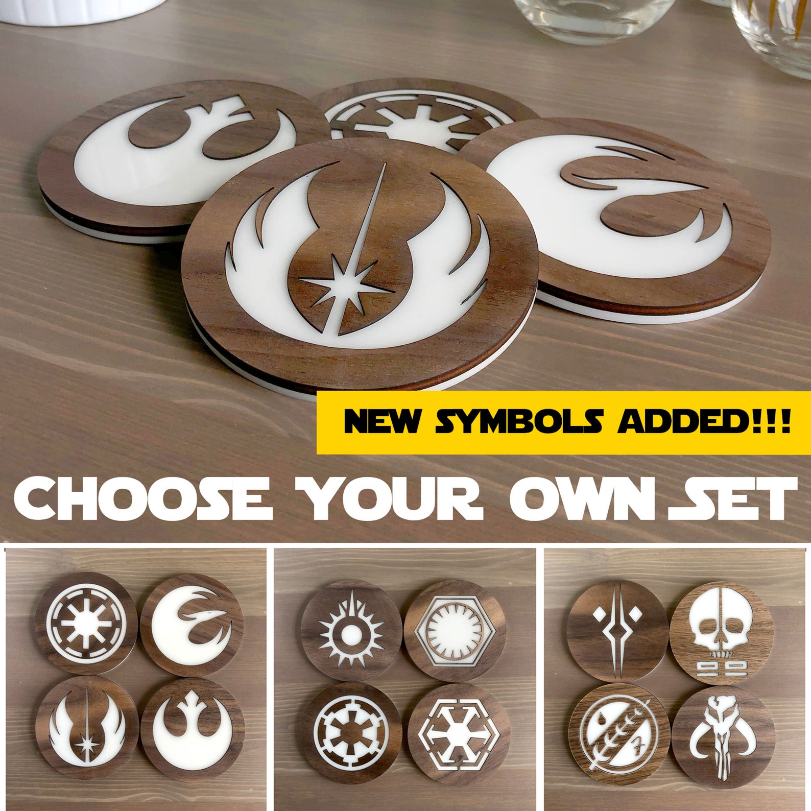 SW Symbol Coasters Set 1