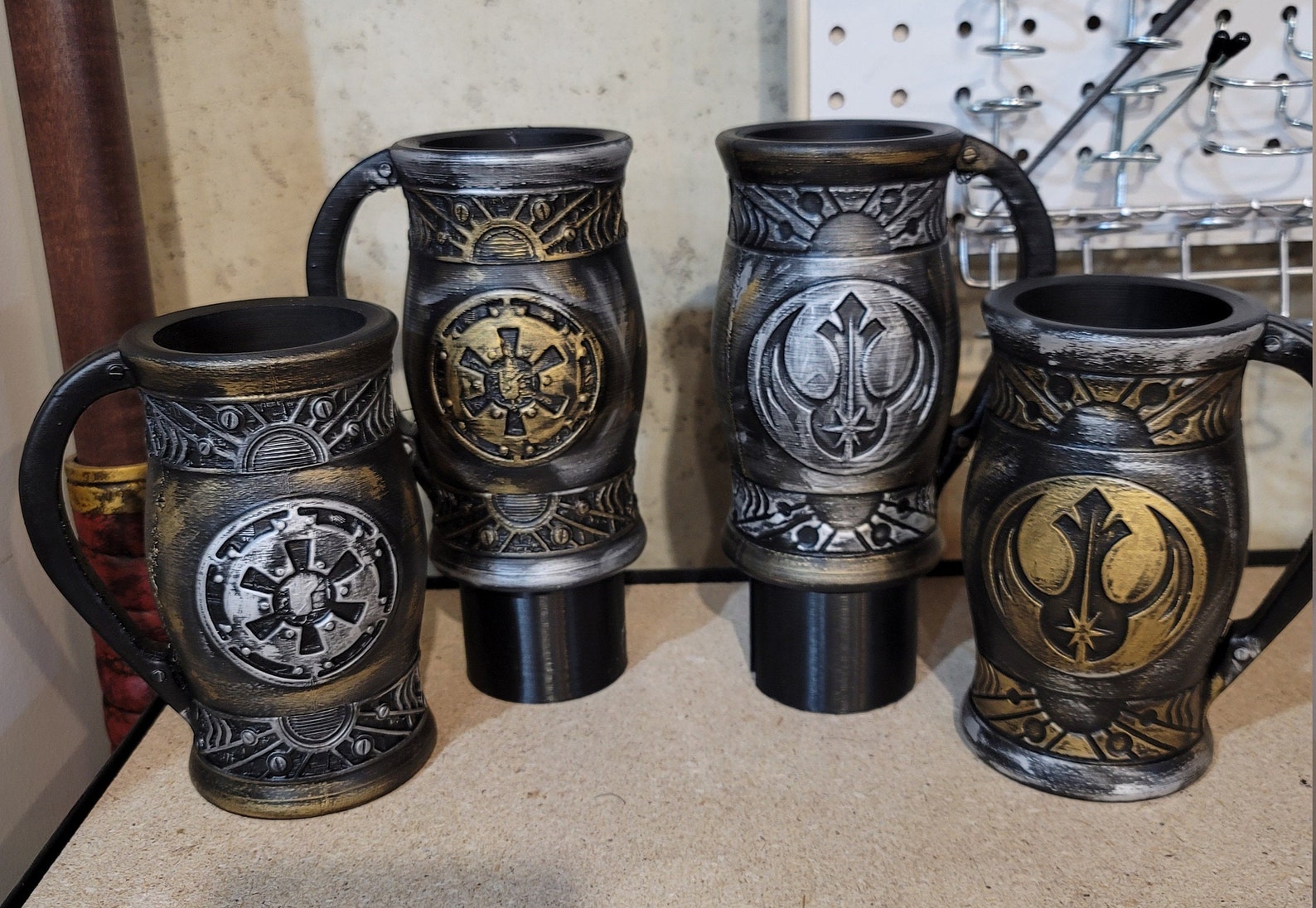 SW Jedi and Imperial Symbol Mug Set 1