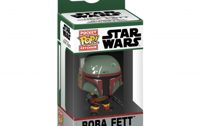 New The Book of Boba Fett Funko POP! Pocket Boba Fett Vinyl Keychain available!