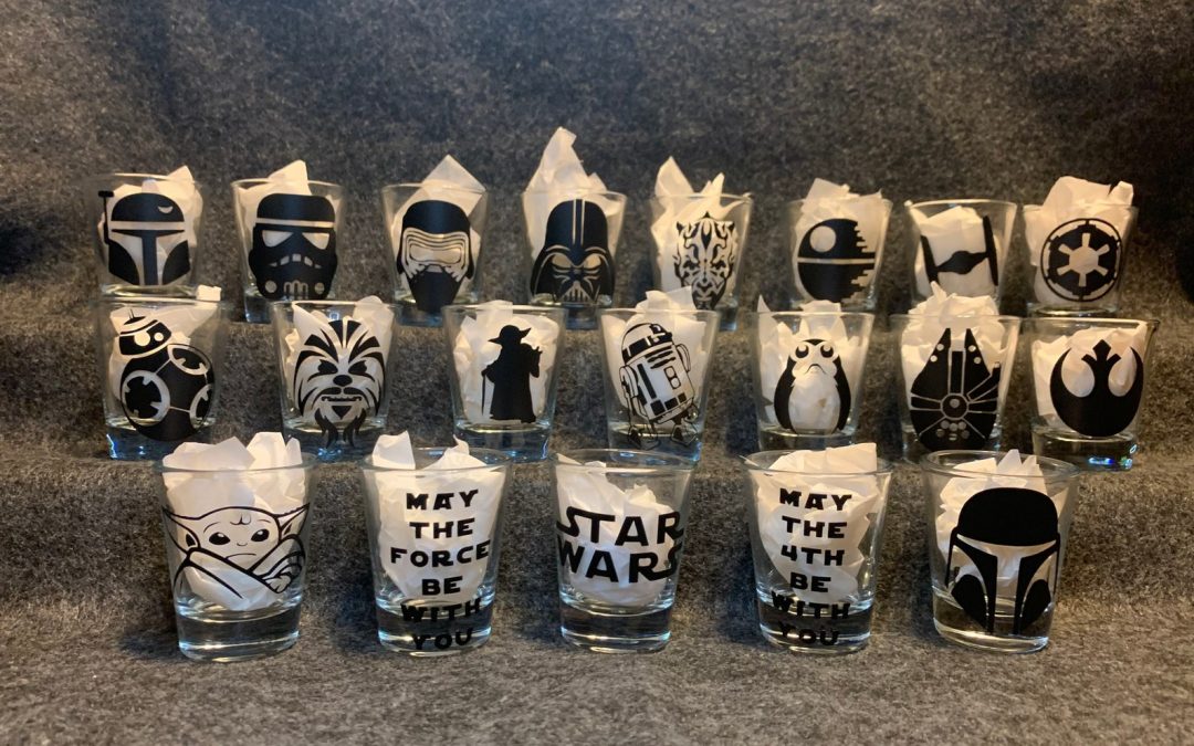 New Star Wars Character Shot Glasses Set available now!
