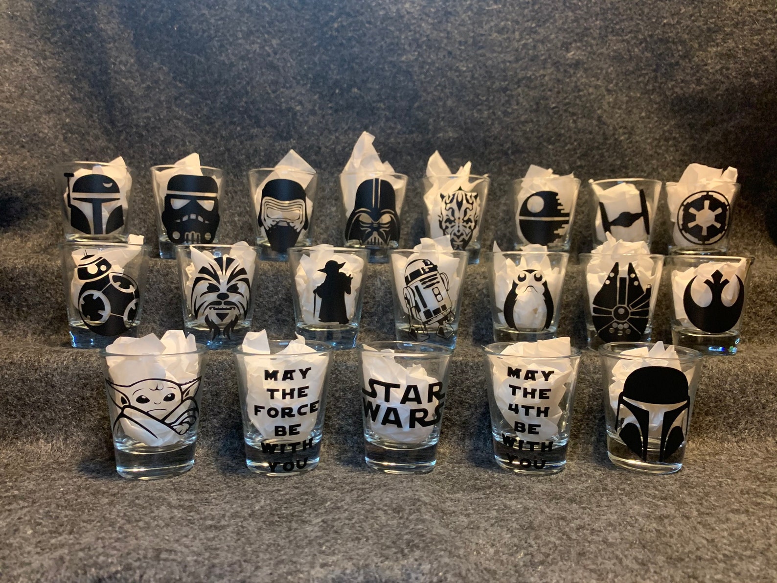 SW Character Shot Glasses Set