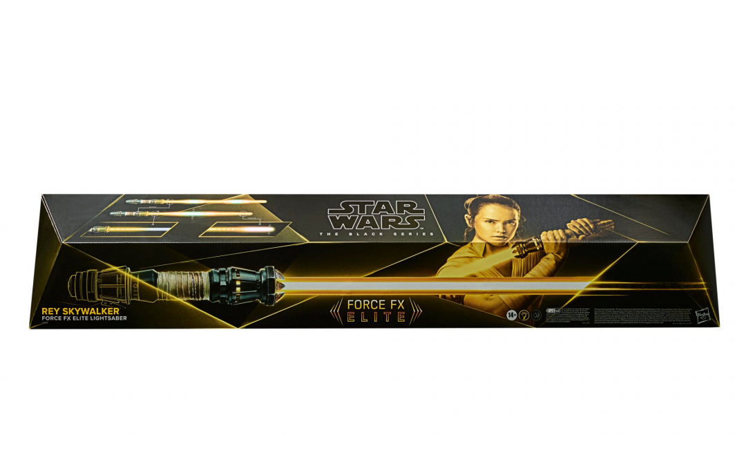 New Rise of Skywalker Rey Skywalker Force FX Elite Lightsaber available now!