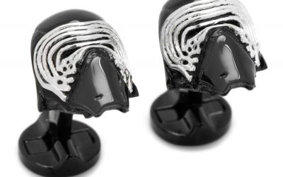New Force Awakens Kylo Ren's Helmet 3D Cuff Links available now!