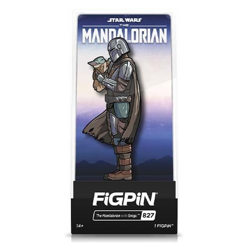 TM Mando (Din Djarin) With The Child (Gorgu) Collectible FiGPiN Enamel Pin 3