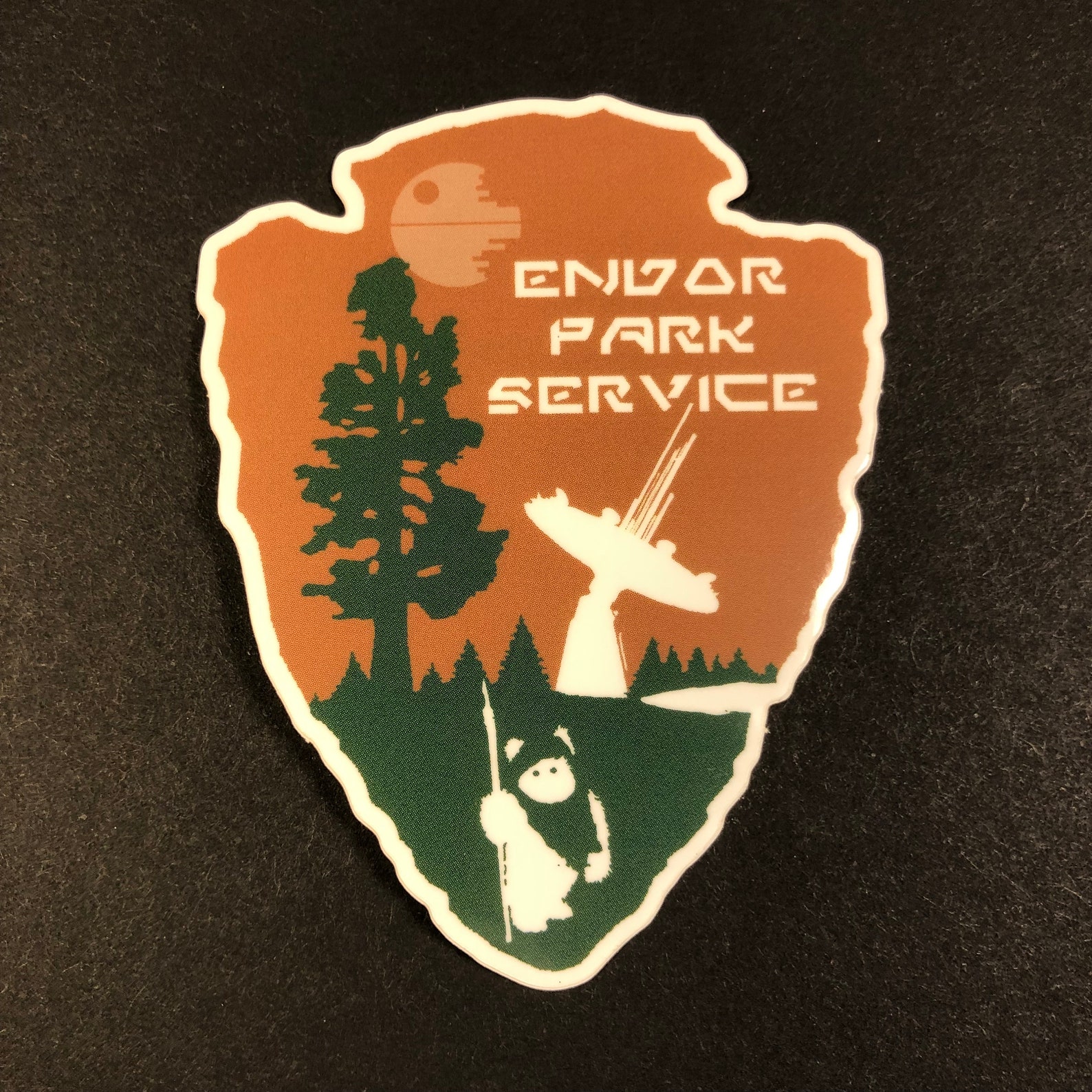 SW Endor Park Service 3" Vinyl Sticker