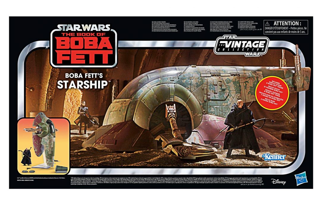 New The Book Of Boba Fett themed Vintage Boba Fett's Starship available for pre-order!