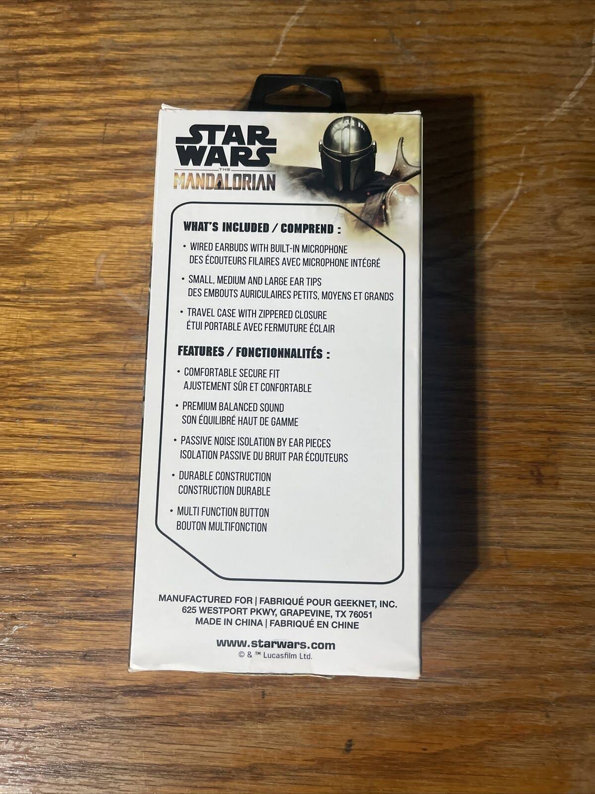 TM Mando (Din Djarin) Wired Earbuds Set 2