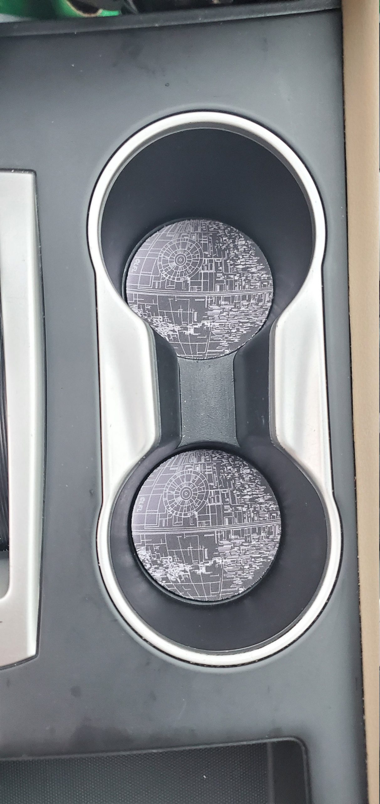 SW Death Star Car Decor Coasters Set 2