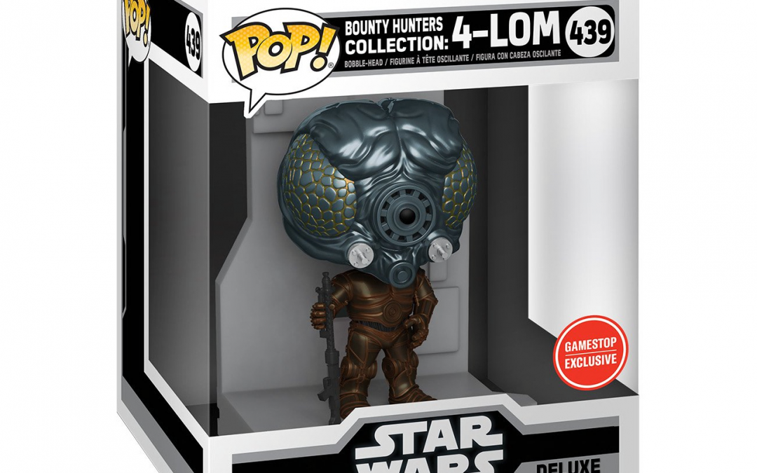 New Star Wars Funko Pop! 4-LOM Bounty Hunter Bobble Head Toy available!