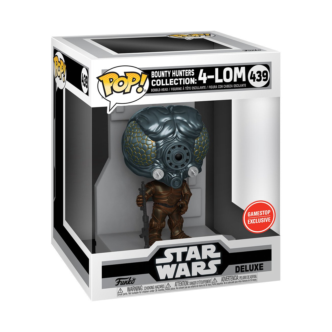 SW Funko Pop! 4-LOM Bounty Hunter Bobble Head Toy 1