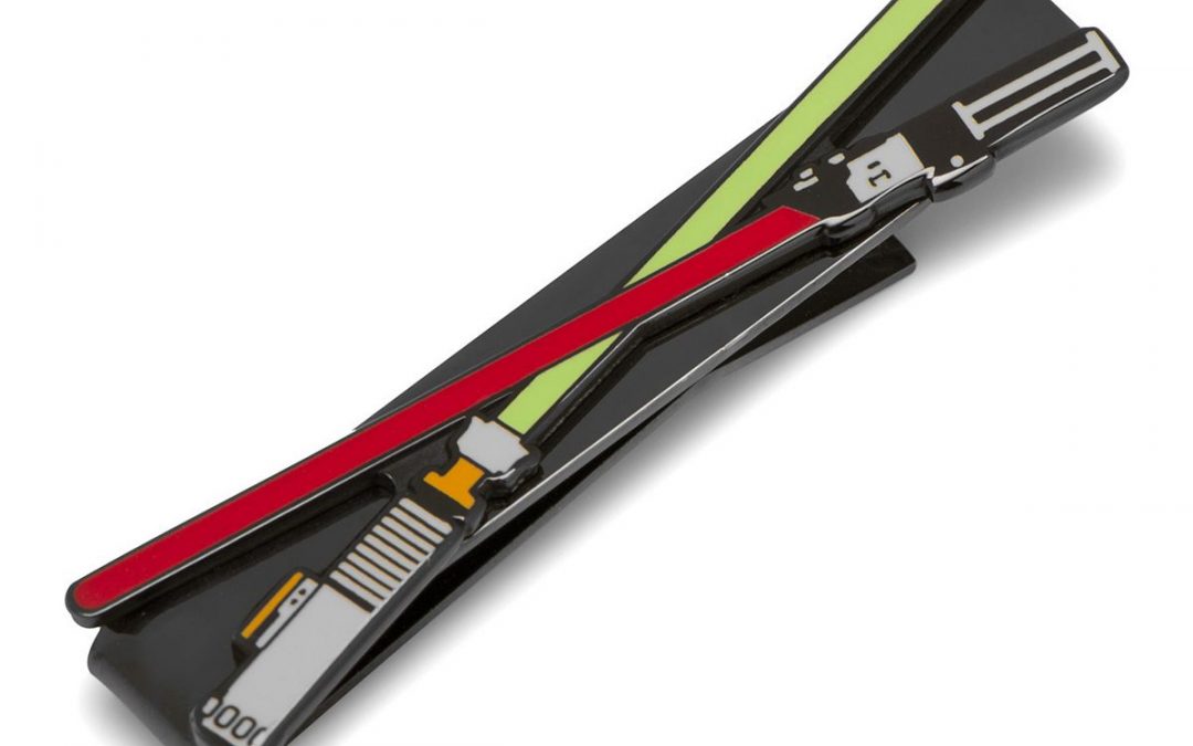 New Star Wars Lightsaber Battle Black Tie Bar available now!