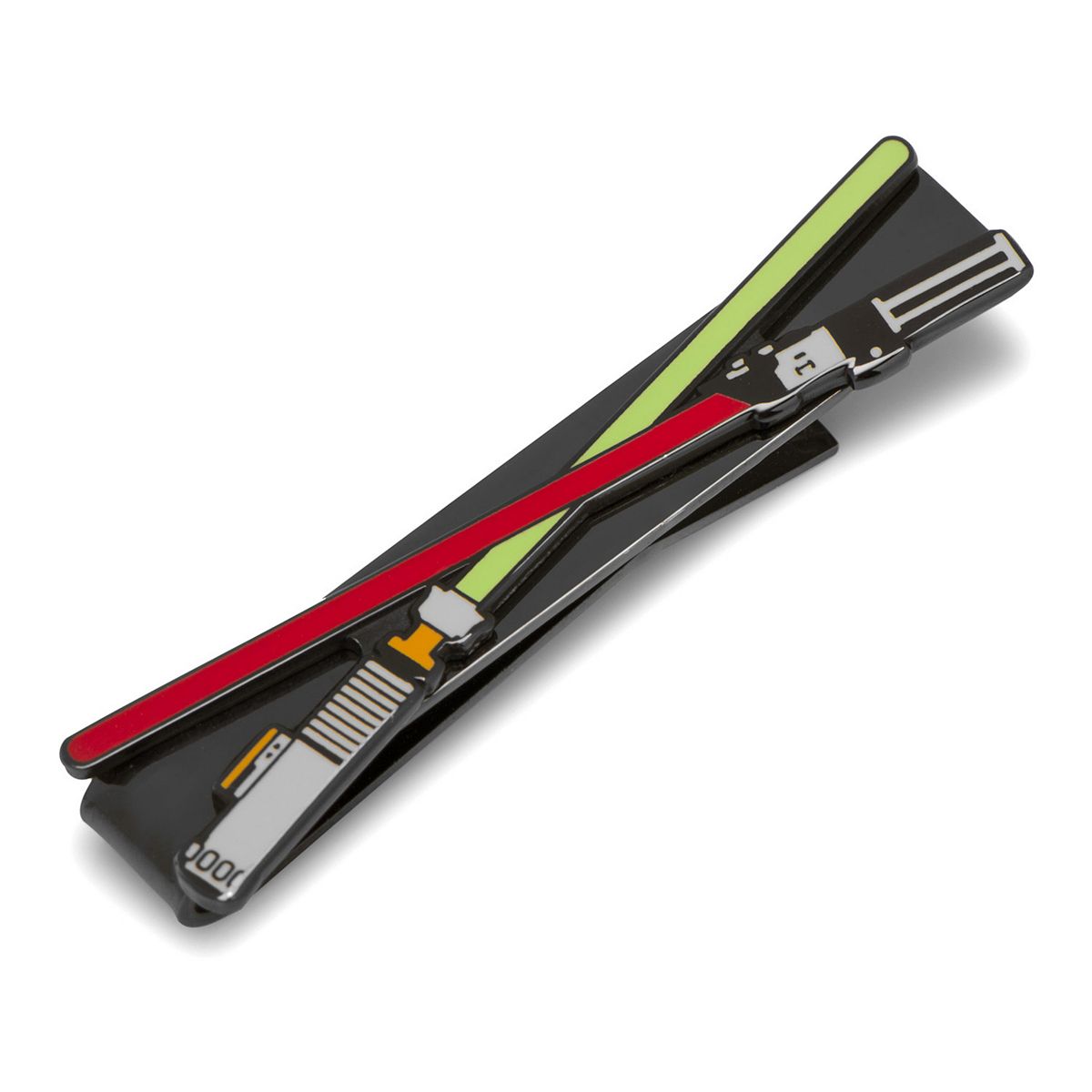 SW Lightsaber Battle Black Tie Bar 1