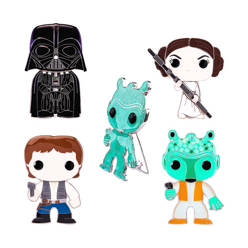 SW Funko Pop! Character Pop Pins Set