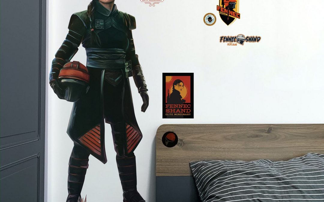 New The Book of Boba Fett Fennec Shand Wall Decal 17-piece Set available now!