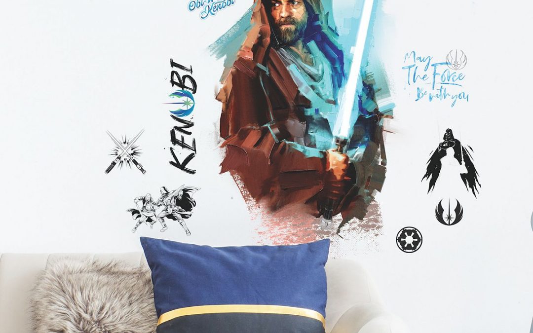 New Obi-Wan Kenobi Wall Decal 10-piece Set available now!