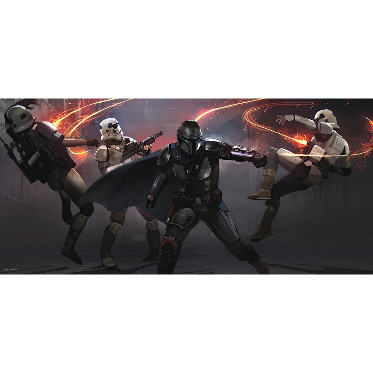 TM Mando (Din Djarin) Wall Decal Sticker Poster 1