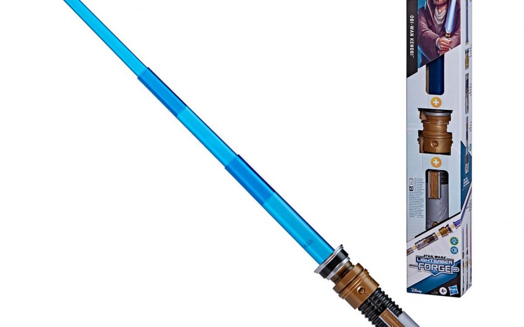 New Star Wars Lightsaber Forge Obi-Wan Kenobi Electronic Blue Lightsaber Toy available!