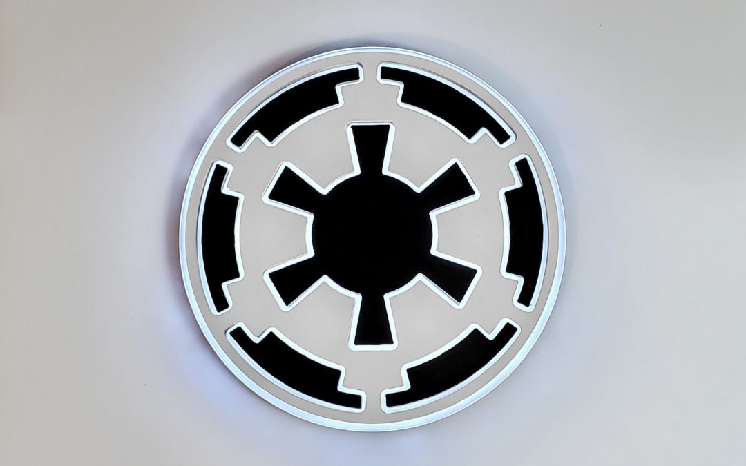 New Star Wars Galactic Empire Symbol Neon Like Wall Decor Sign available!