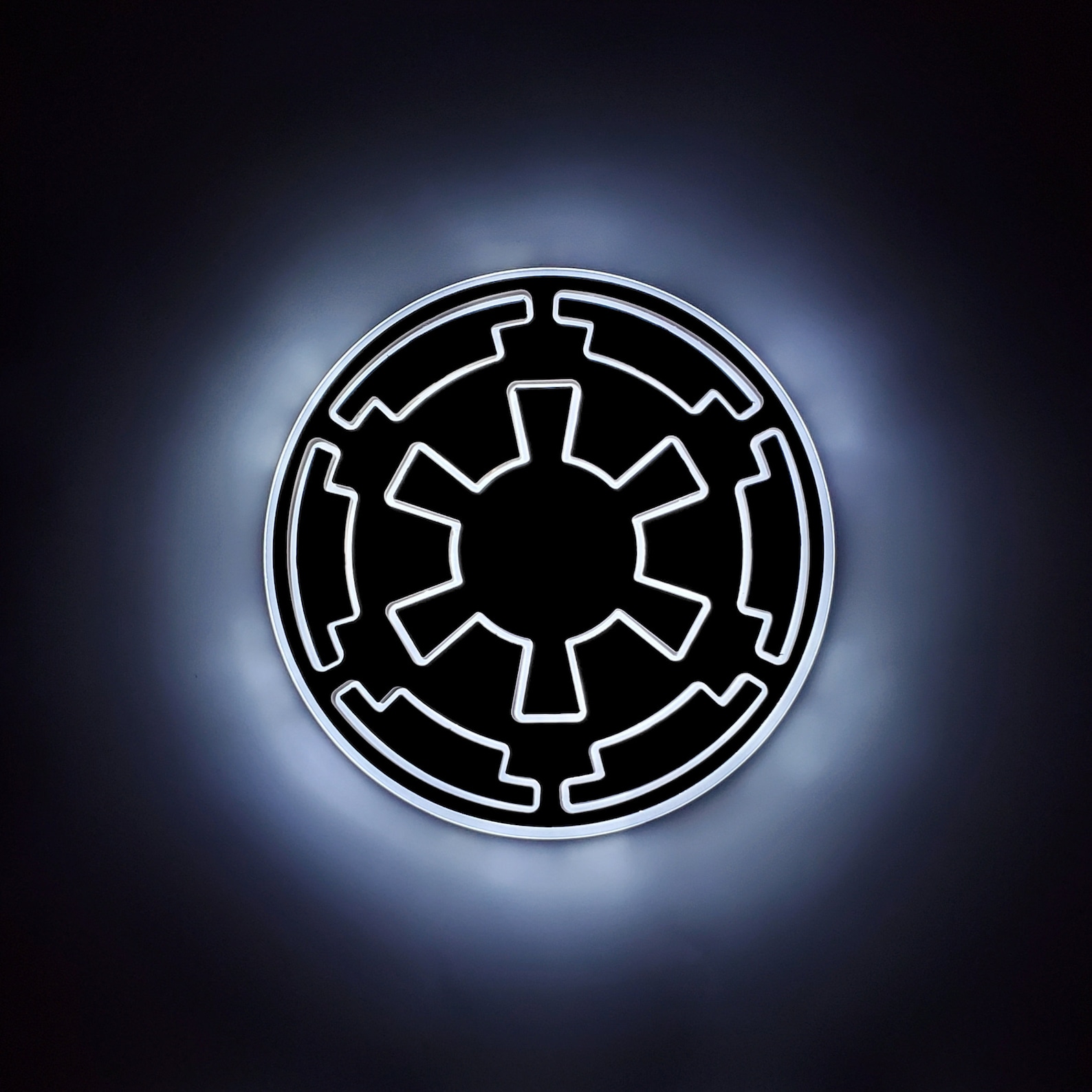 SW Galactic Empire Symbol Neon Like Wall Decor Sign 3