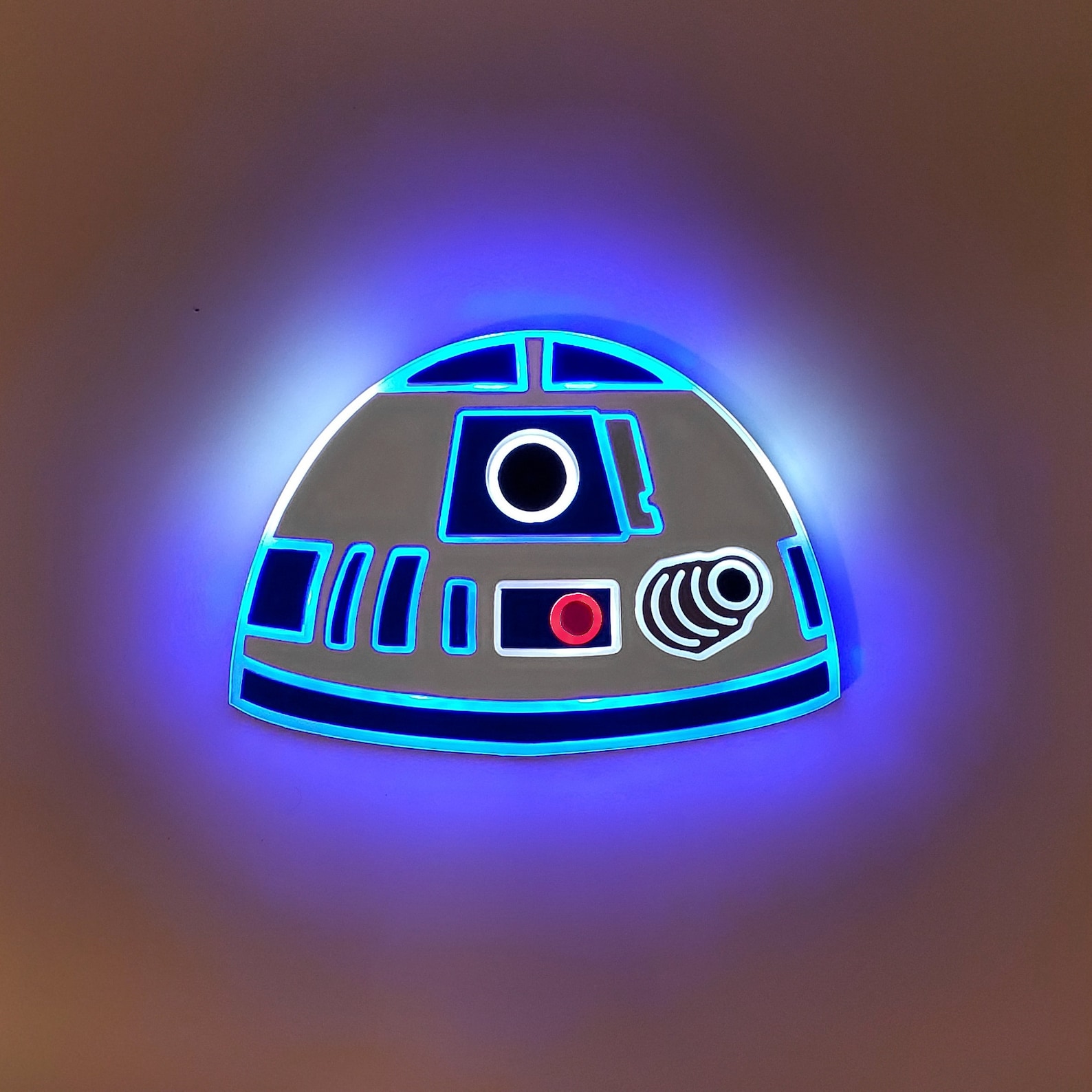 SW R2-D2 Neon like LED Light Wall Decor Sign 1
