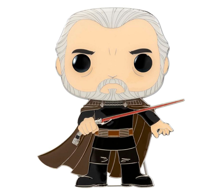 New Star Wars Funko Pop! Count Dooku Enamel Pin available now!