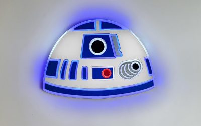 New Star Wars R2-D2 Neon like LED Light Wall Decor Sign available now!