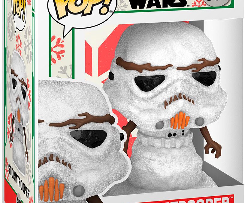 New Star Wars Funko Pop! Holiday Stormtrooper as a Snowman Bobble Head Toy available!