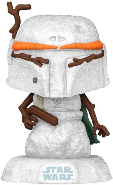 SW Boba Fett as a Snowman Holiday Funko Pop! Bobble Head Toy 2
