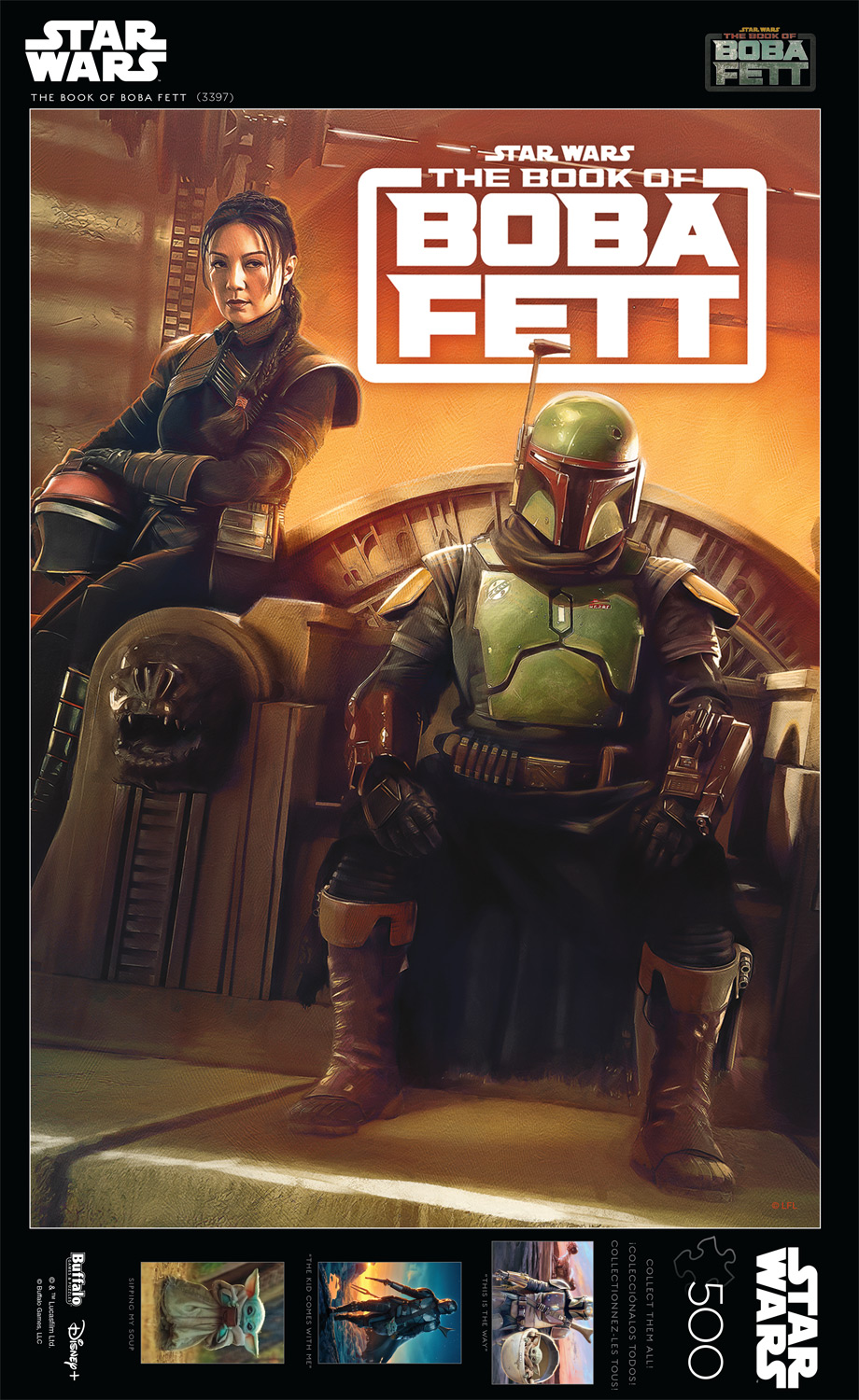 TBOBF Boba Fett and Fennec Shand 500-pc Jigsaw Puzzle 3