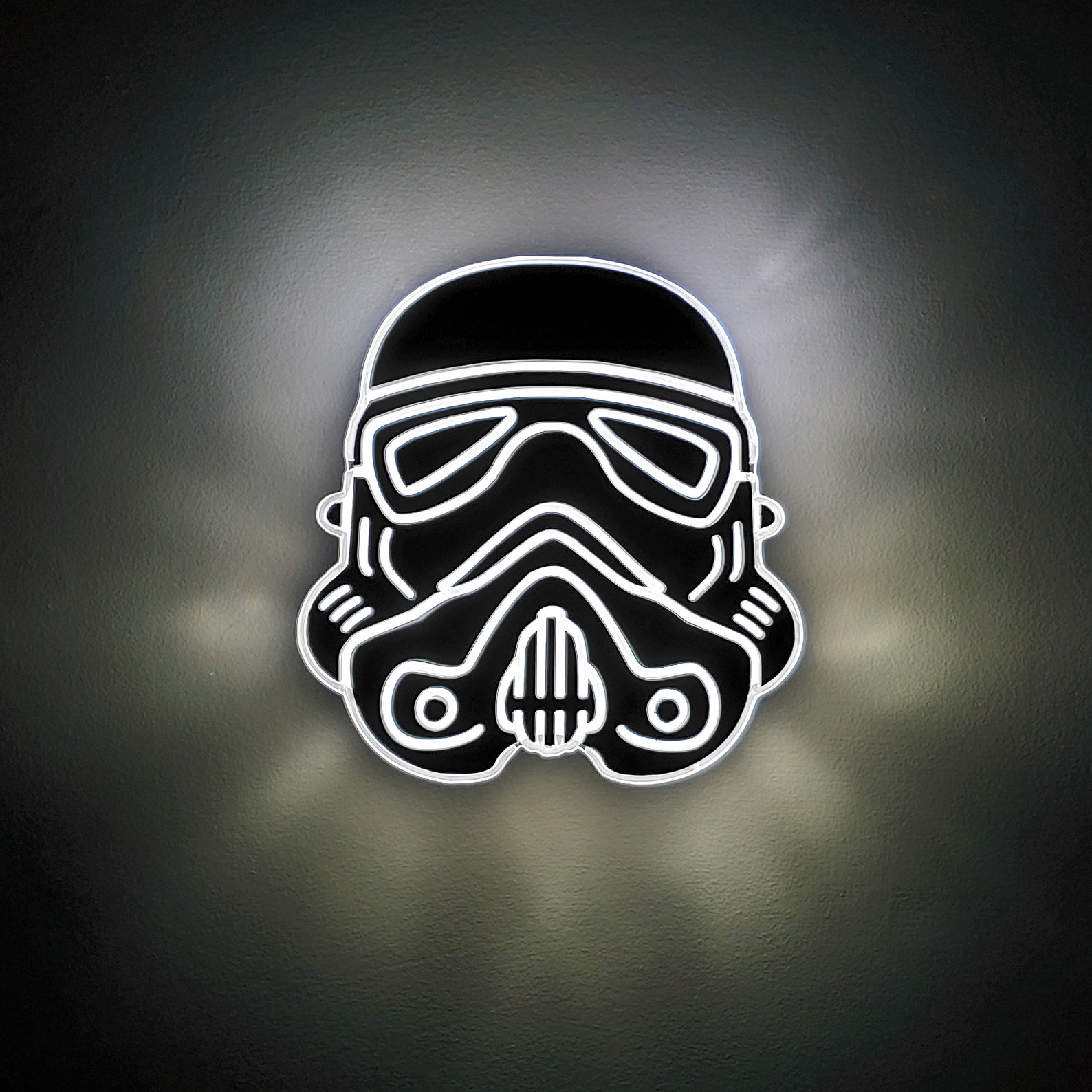 SW Imperial Stormtrooper Helmet Neon LED Light Wall Decor Sign 2