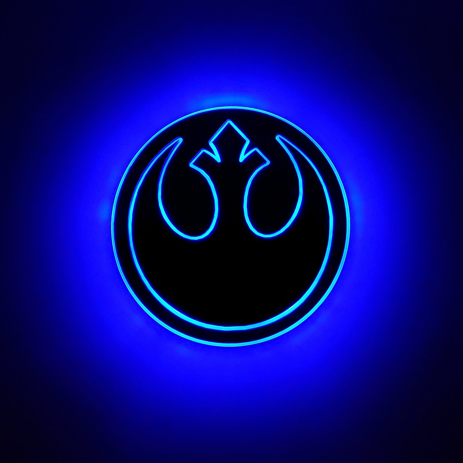 SW Rebel Alliance Symbol Neon Light Wall Decor Sign 3