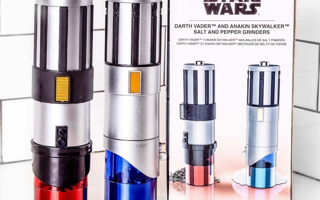 New Star Wars Lightsaber Electric Salt and Pepper Shakers Set available now!
