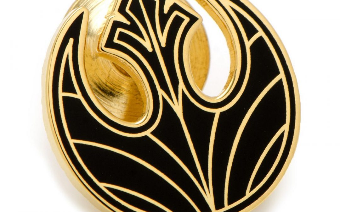 New Star Wars Gold Rebel Symbol Lapel Pin available now!
