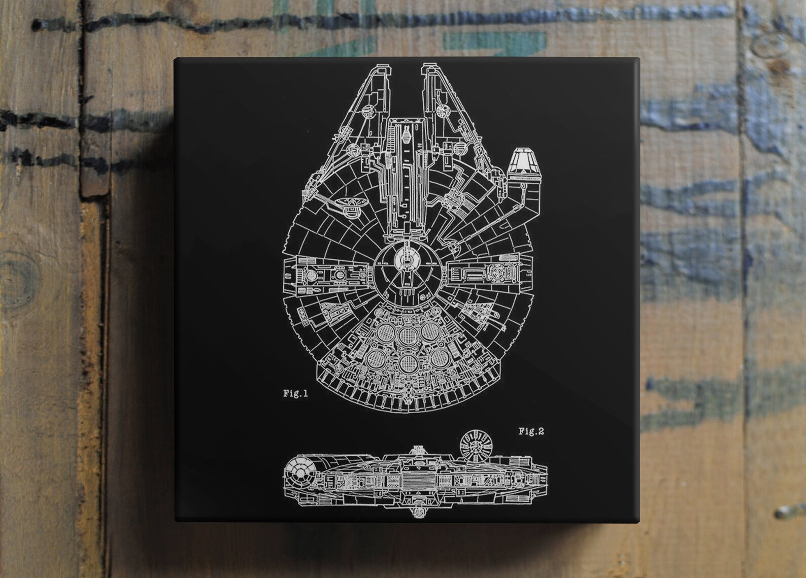 SW Inspired Ceramic Drink Coasters Set 5