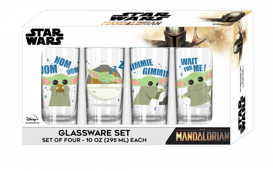 New The Mandalorian The Child (Grogu) Glassware Set available now!