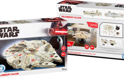 New Star Wars 4D Millennium Falcon Model Puzzle Kit available now!