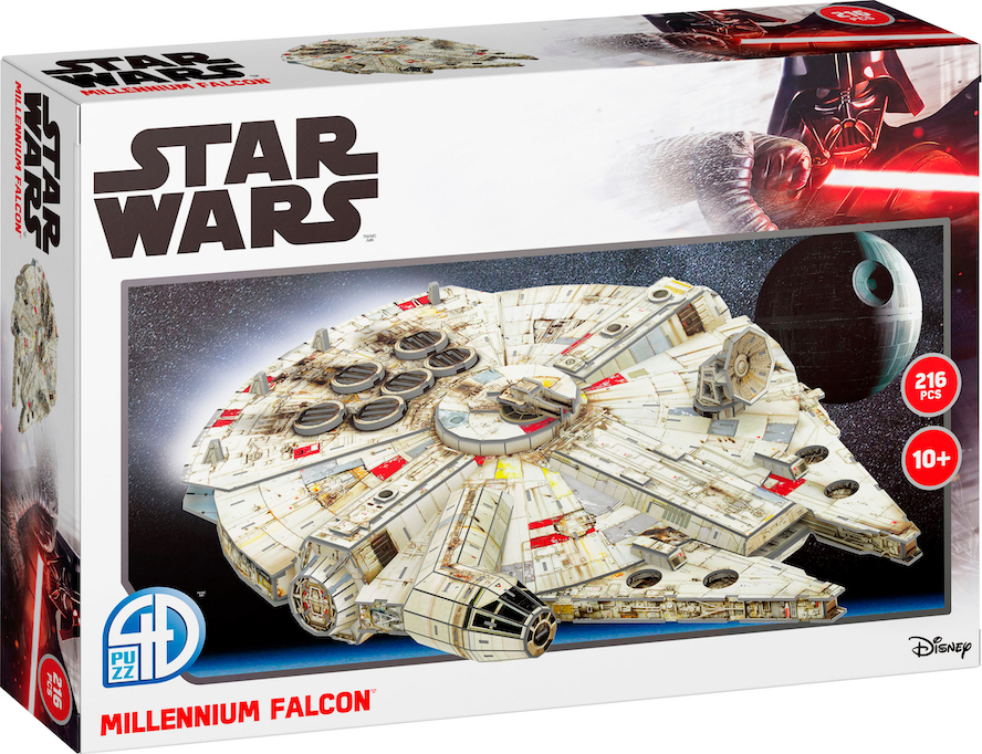 SW 4D Millennium Falcon Model Puzzle Kit 1