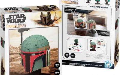 New The Mandalorian 4D Boba Fett Helmet Puzzle Model Kit available now!
