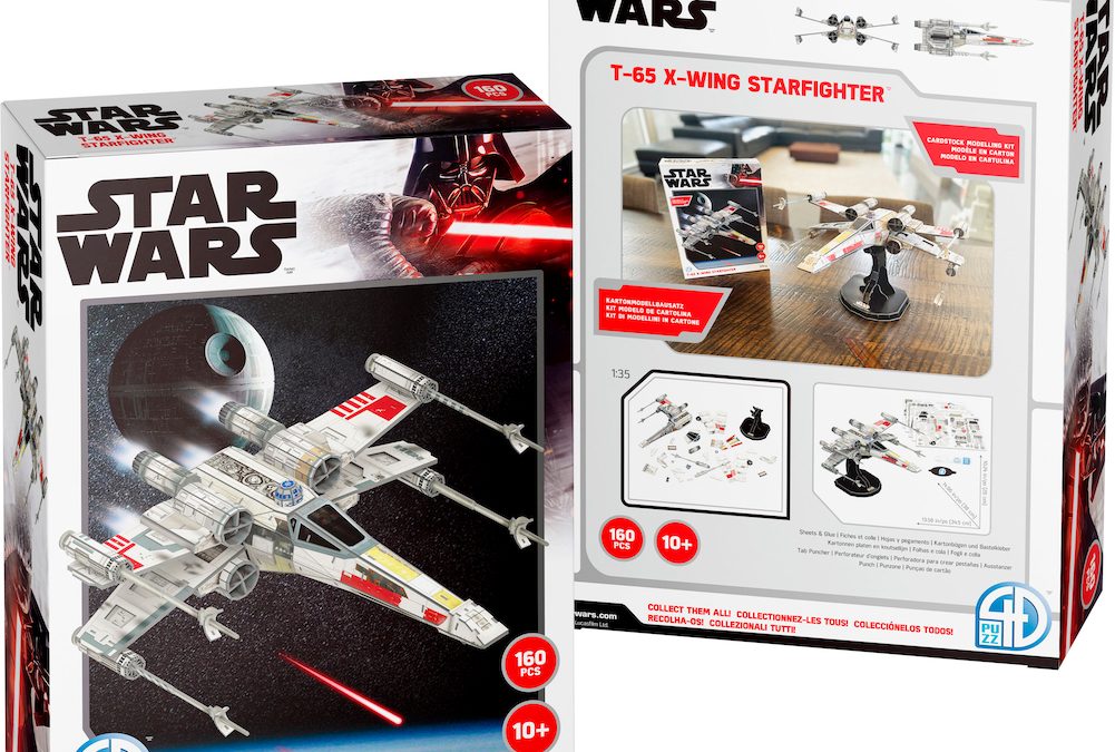 New Star Wars 4D X-Wing Star Fighter T-65B Puzzle available now!