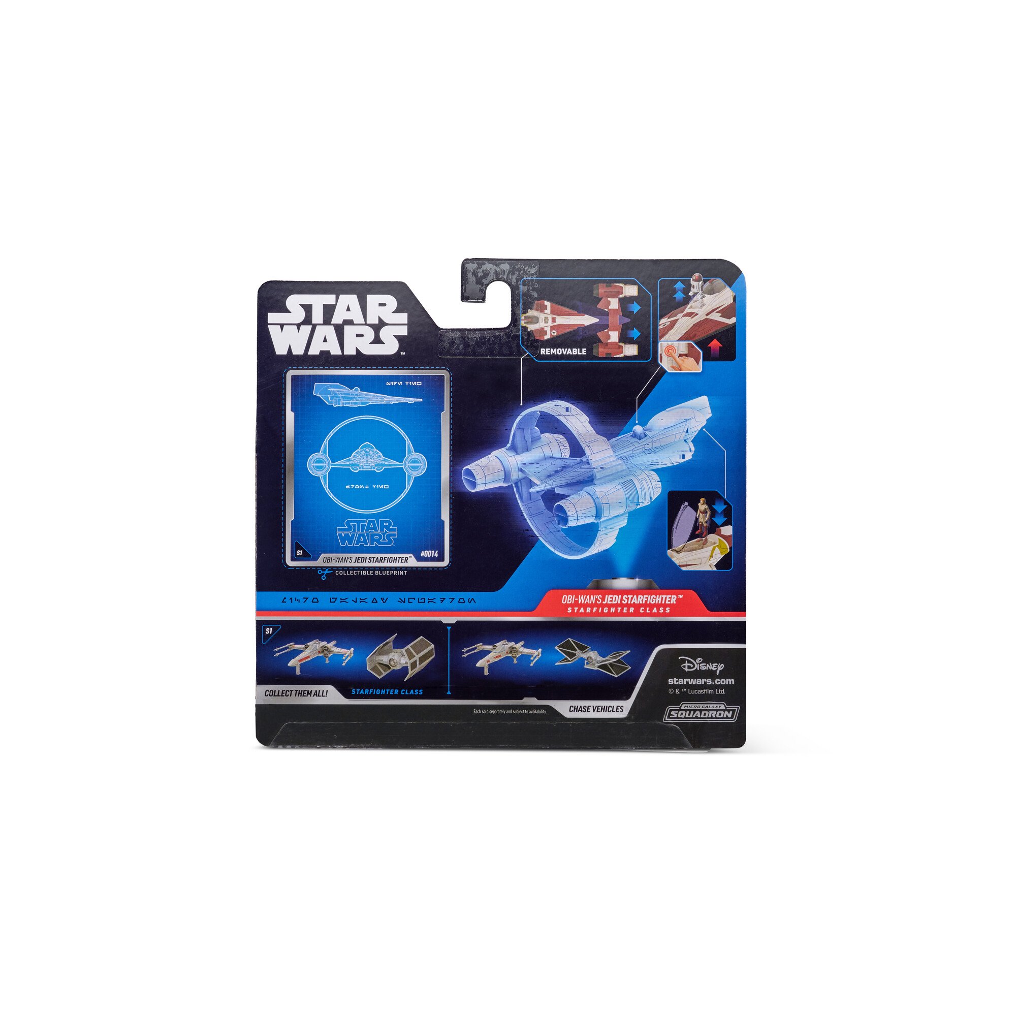 SW Class Delta 7B Jedi Starfighter Micro Vehicle Set 2