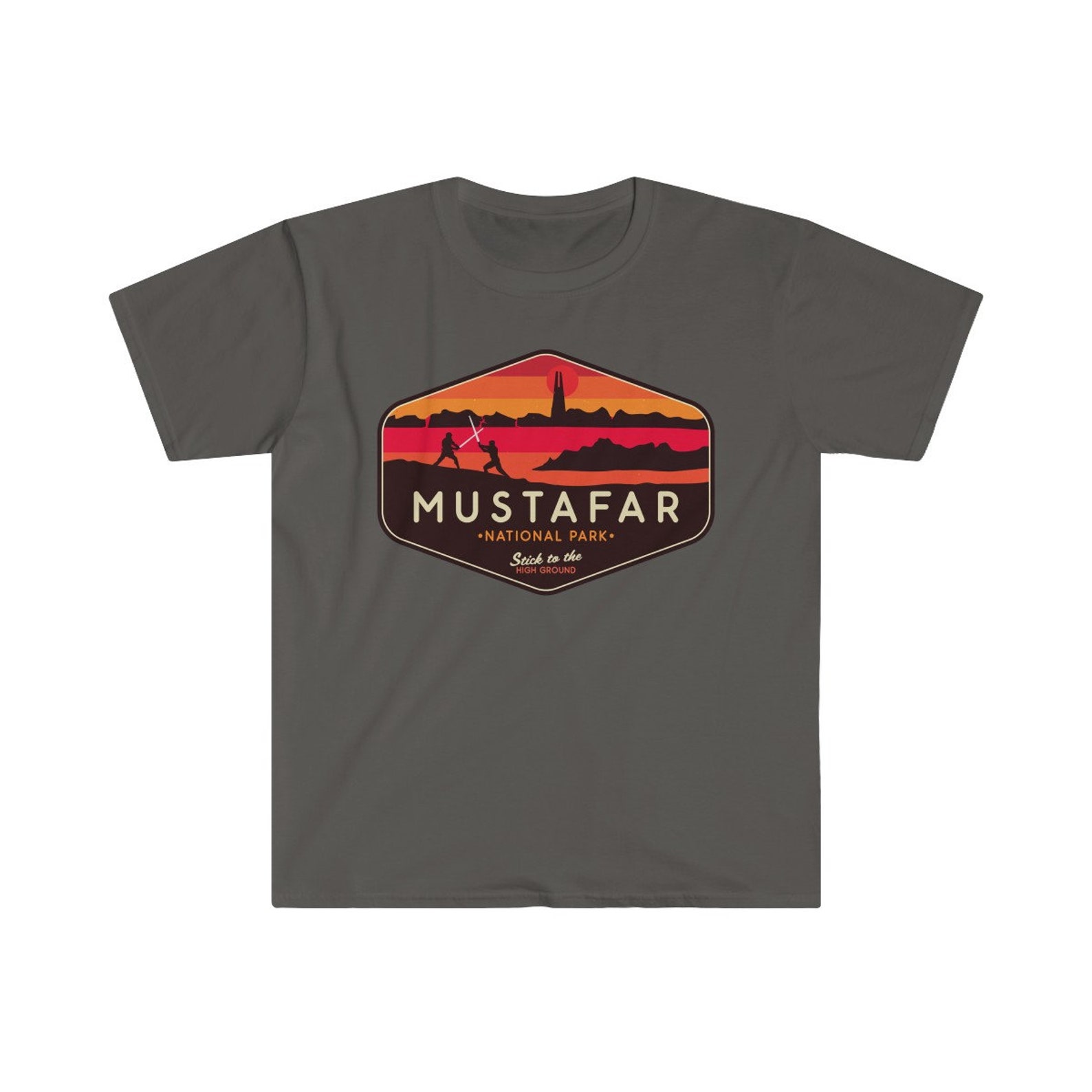 SW National Park Mustafar Parody T-Shirt 1