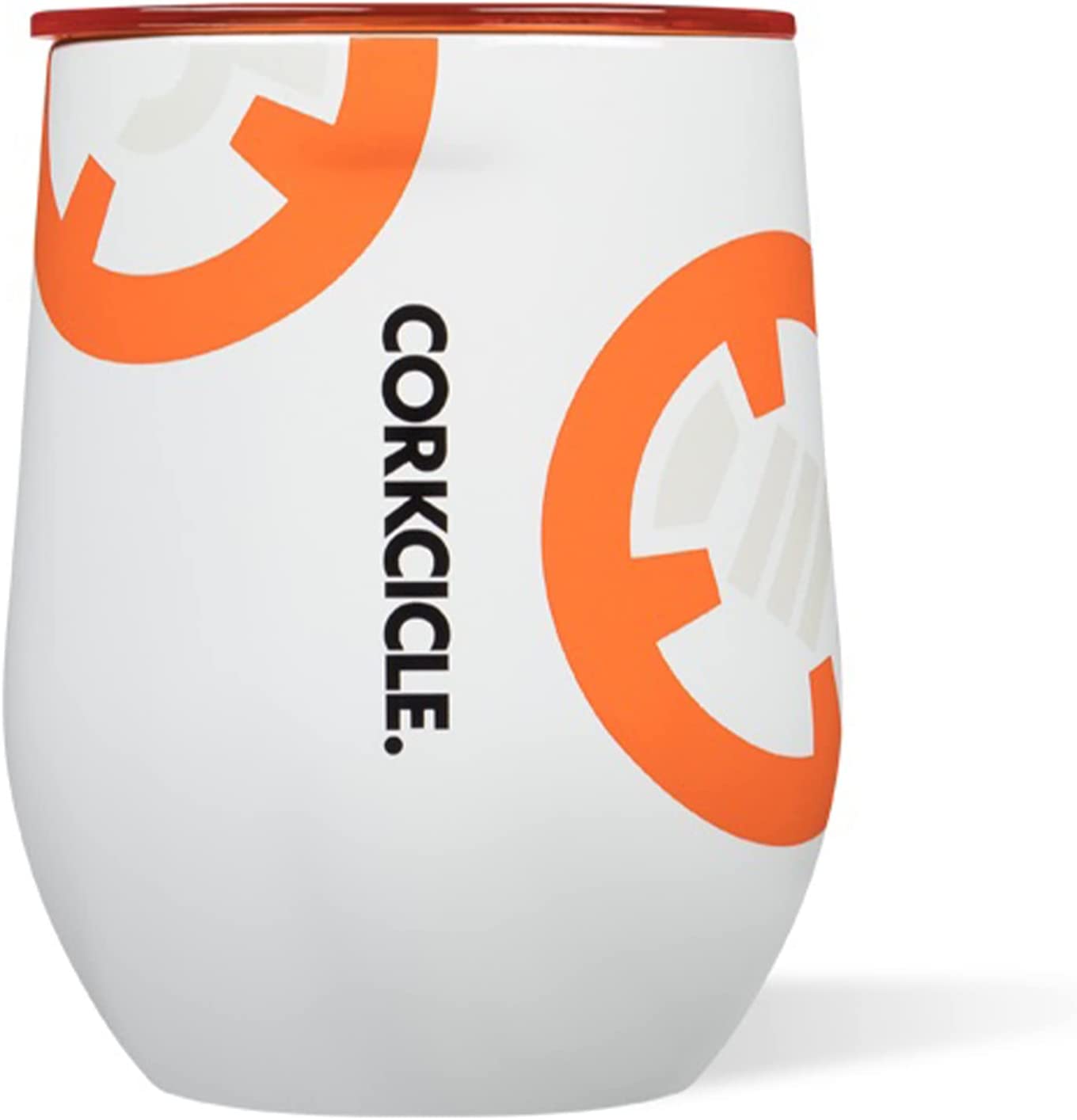 SW Droids Stainless Steel Stemless Wine Cups (with Lids) Set 6